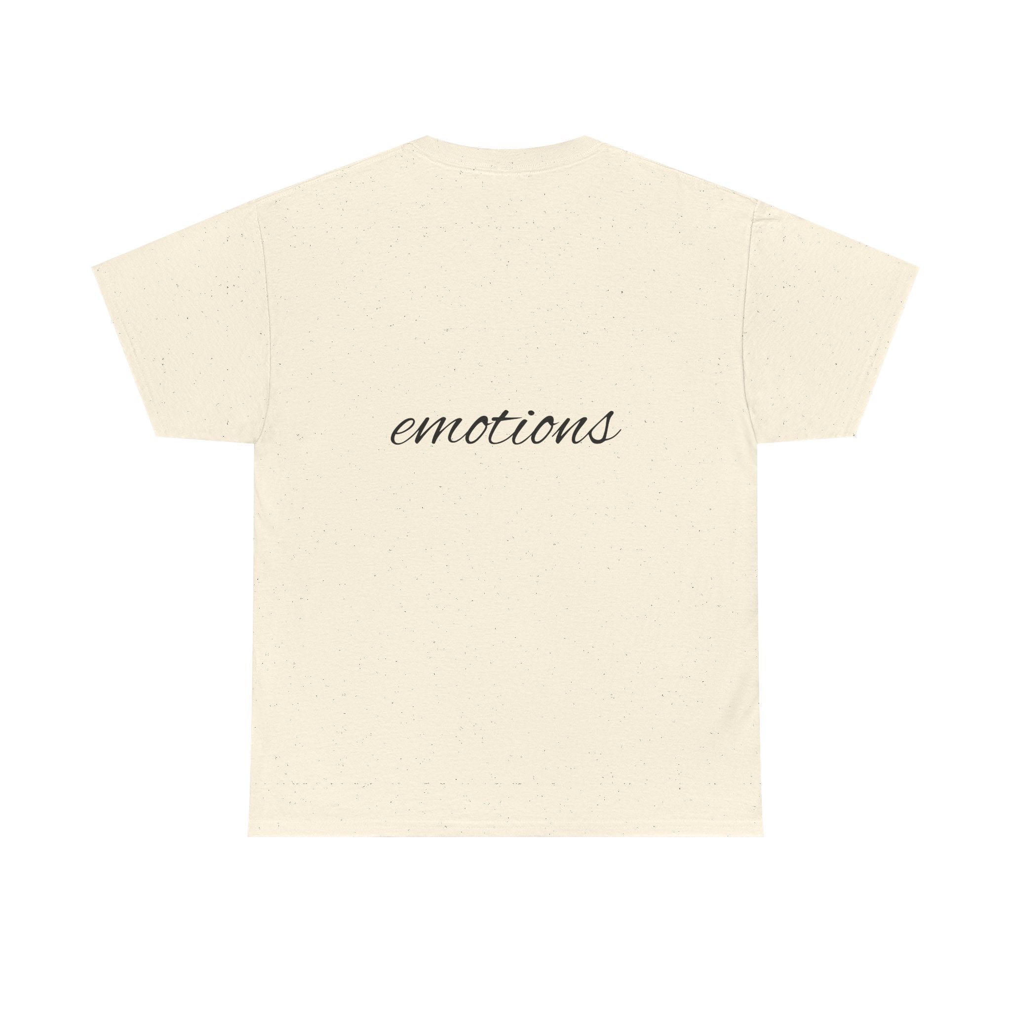 Emotional Connections Unisex Heavy Cotton Tee, Expressive T-Shirt, Casual Layering Top, Gift for Friends, Everyday Wear