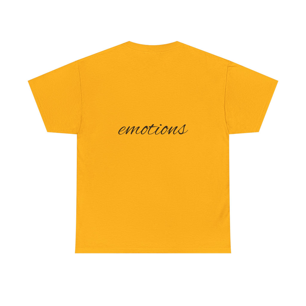 Emotional Connections Unisex Heavy Cotton Tee, Expressive T-Shirt, Casual Layering Top, Gift for Friends, Everyday Wear