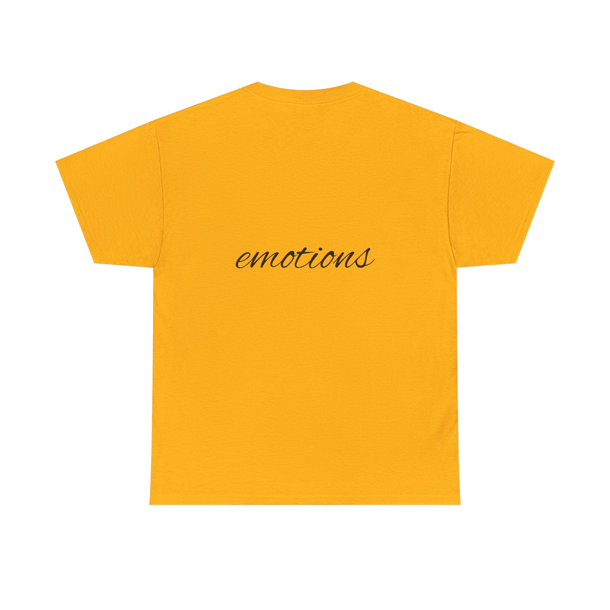 Emotional Connections Unisex Heavy Cotton Tee, Expressive T-Shirt, Casual Layering Top, Gift for Friends, Everyday Wear
