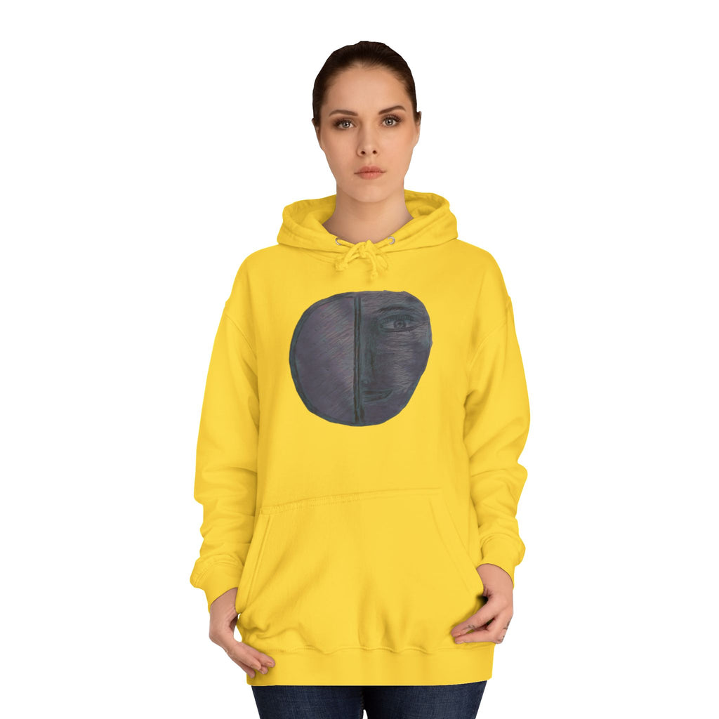 Abstract Art Unisex College Hoodie, Cozy Streetwear, College Gear, Gift for Students, Unique Stylish Hoodie