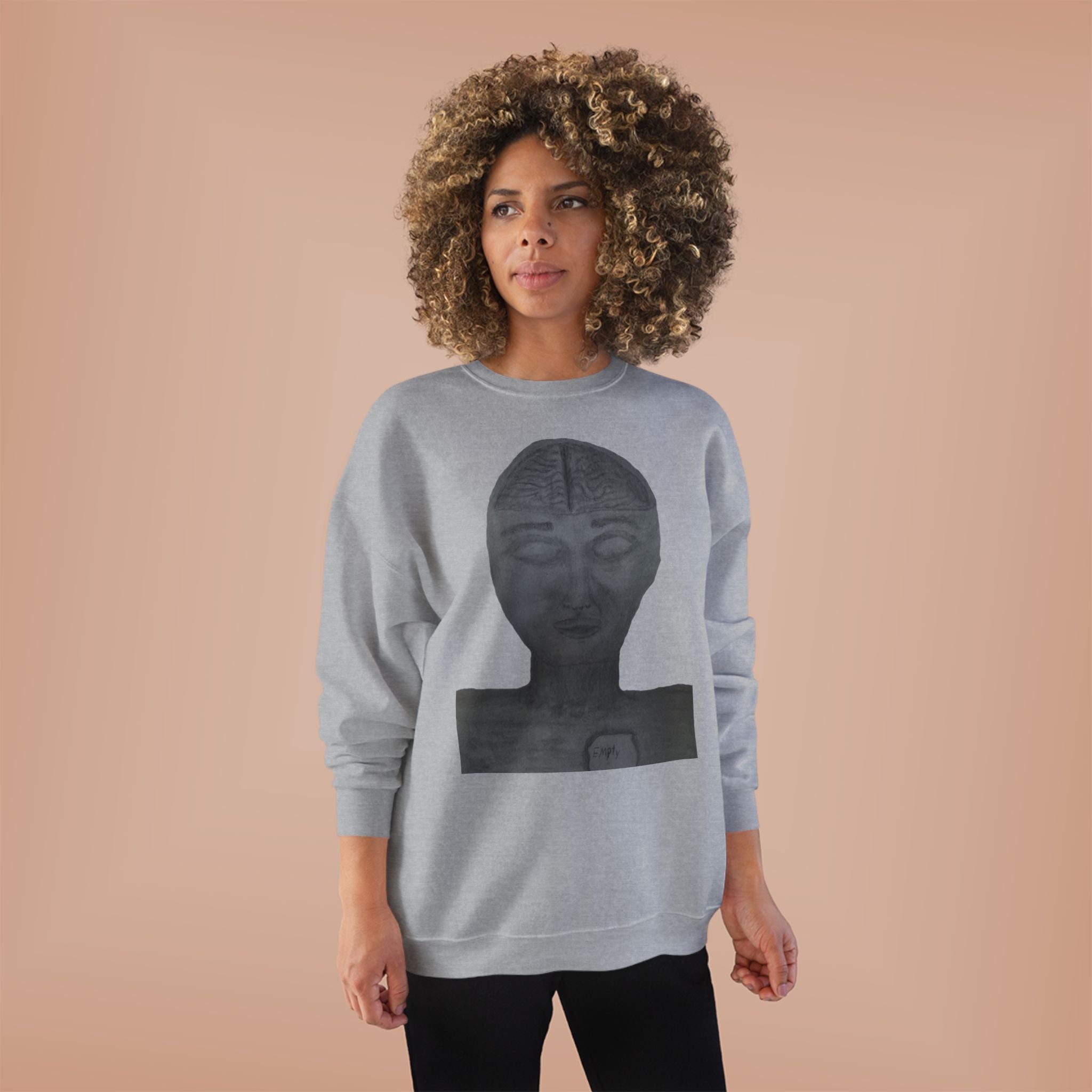 Unisex Eco-Friendly Crewneck Sweatshirt with Artistic Monochrome Design, Cozy Fashion, Gift for Art Lovers, Sustainable Style, Perfect [...]