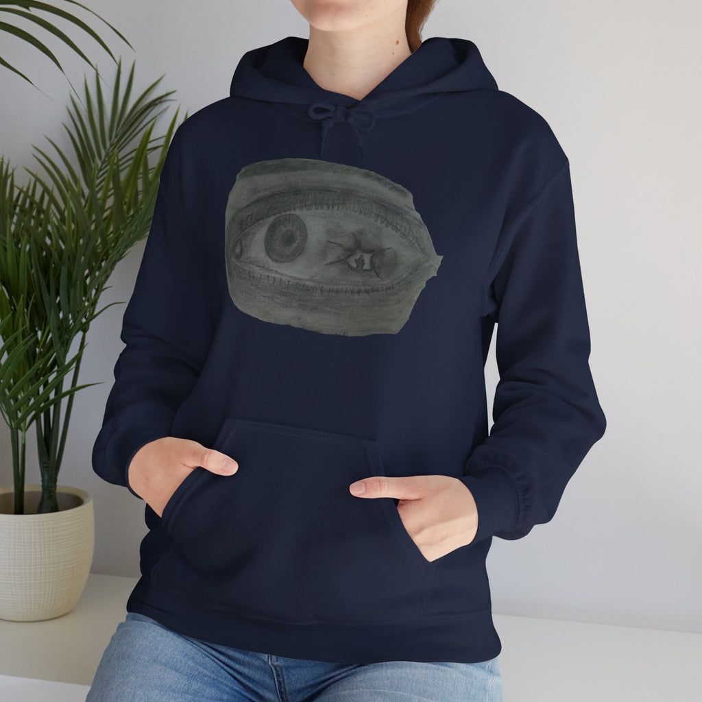 Visionary Eye Hooded Sweatshirt | Cozy Unisex Hoodie for Artists, Creative Souls, Gift for Birthdays, Unique Fashion, Casual Wear