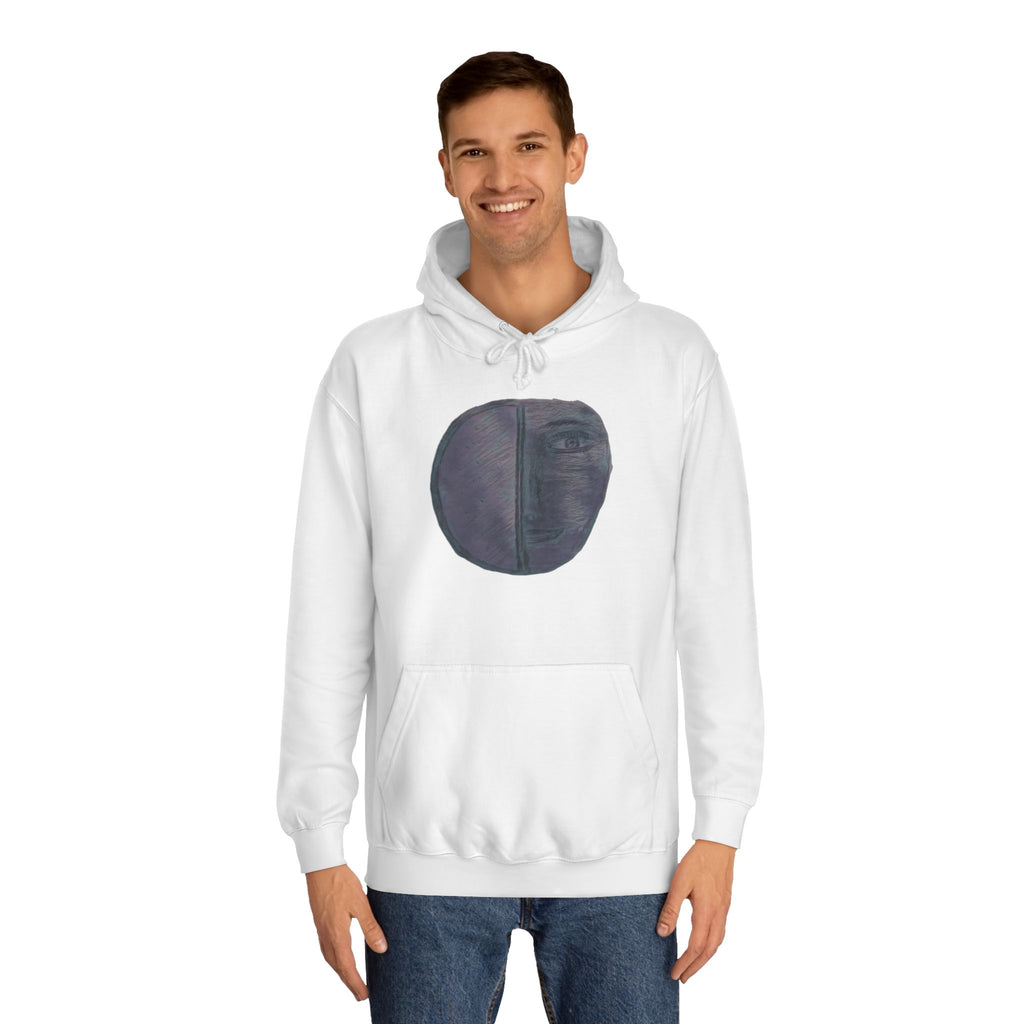 Abstract Art Unisex College Hoodie, Cozy Streetwear, College Gear, Gift for Students, Unique Stylish Hoodie