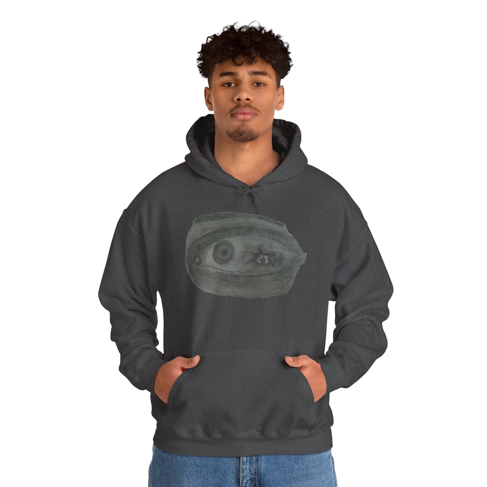 Visionary Eye Hooded Sweatshirt | Cozy Unisex Hoodie for Artists, Creative Souls, Gift for Birthdays, Unique Fashion, Casual Wear