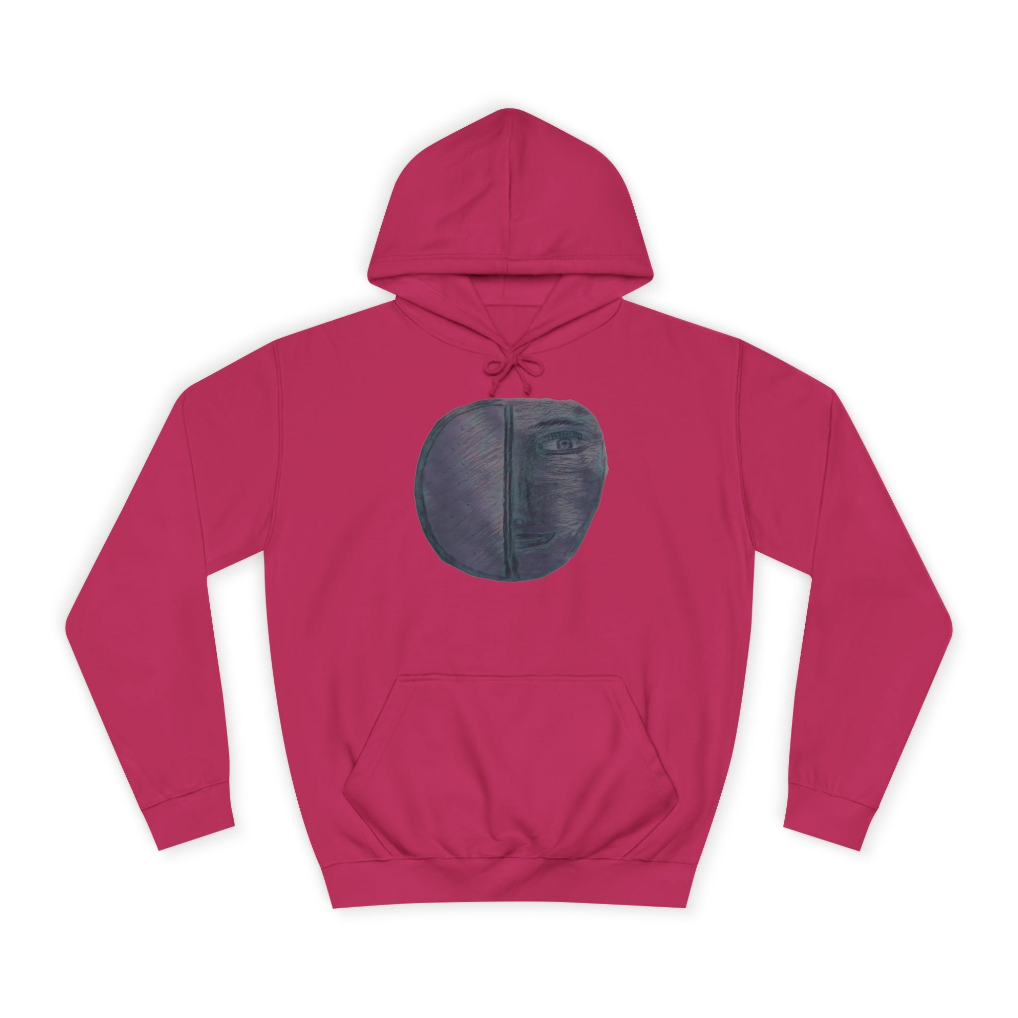 Abstract Art Unisex College Hoodie, Cozy Streetwear, College Gear, Gift for Students, Unique Stylish Hoodie