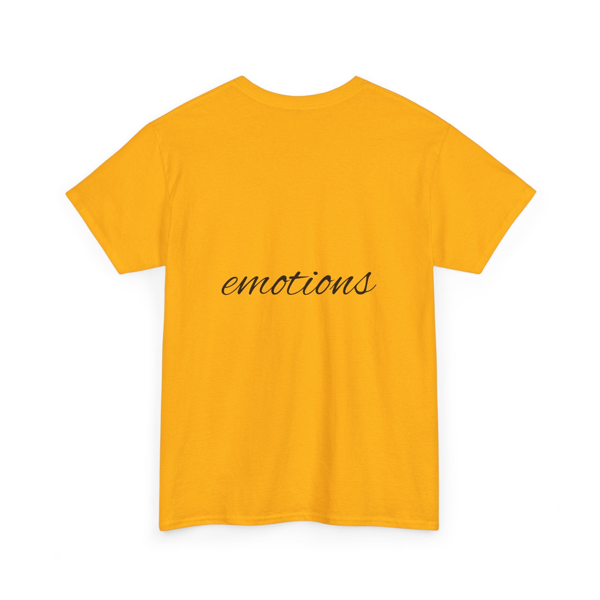 Emotional Connections Unisex Heavy Cotton Tee, Expressive T-Shirt, Casual Layering Top, Gift for Friends, Everyday Wear
