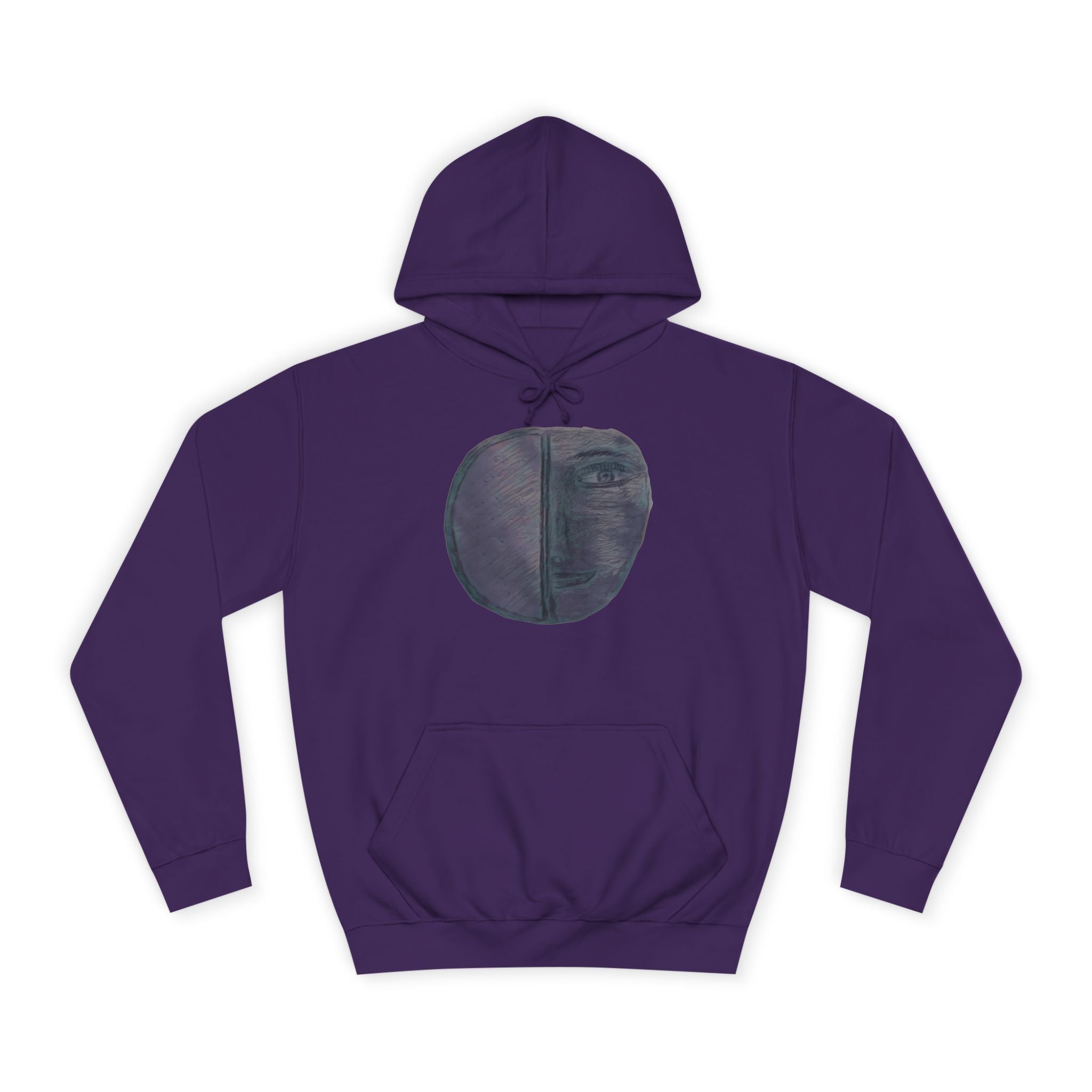 Abstract Art Unisex College Hoodie, Cozy Streetwear, College Gear, Gift for Students, Unique Stylish Hoodie