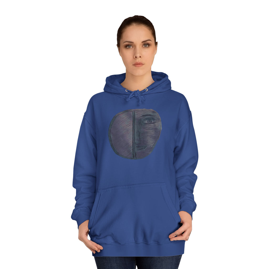 Abstract Art Unisex College Hoodie, Cozy Streetwear, College Gear, Gift for Students, Unique Stylish Hoodie