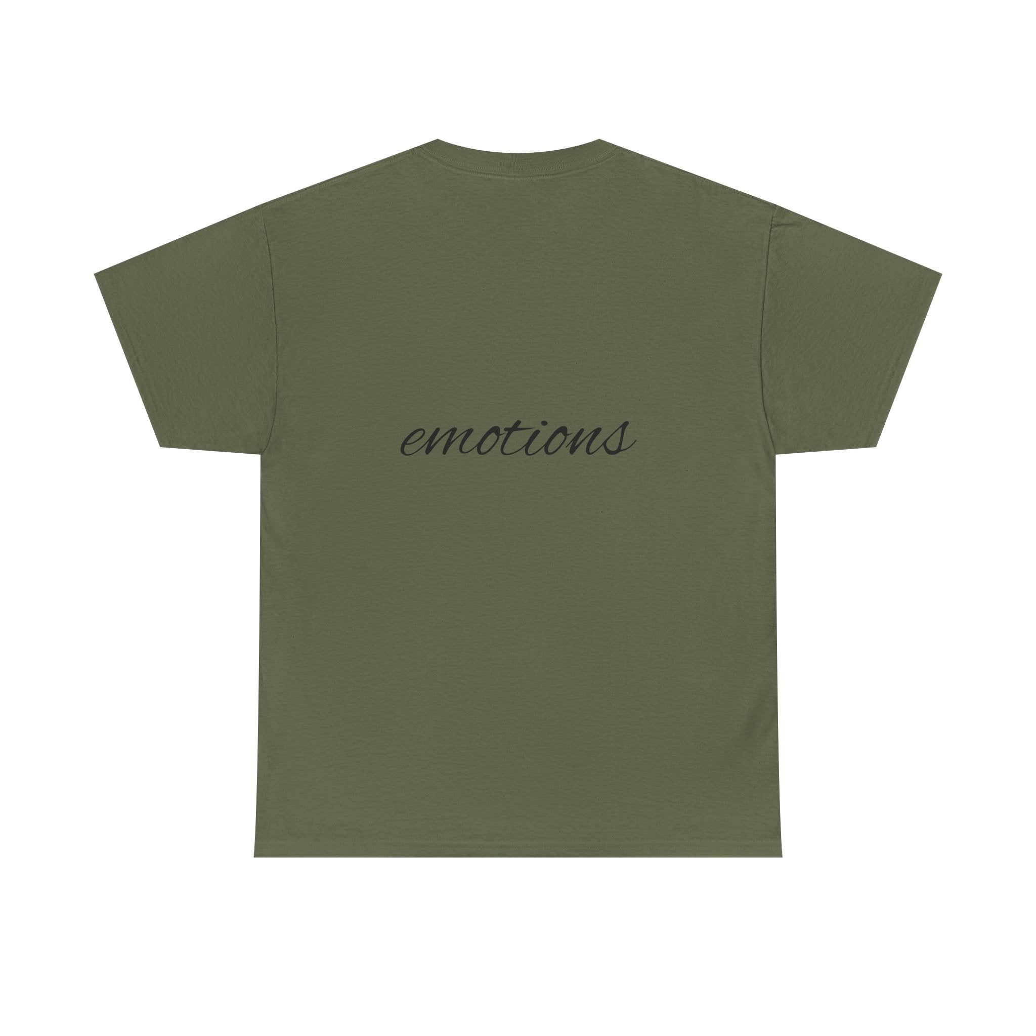 Emotional Connections Unisex Heavy Cotton Tee, Expressive T-Shirt, Casual Layering Top, Gift for Friends, Everyday Wear