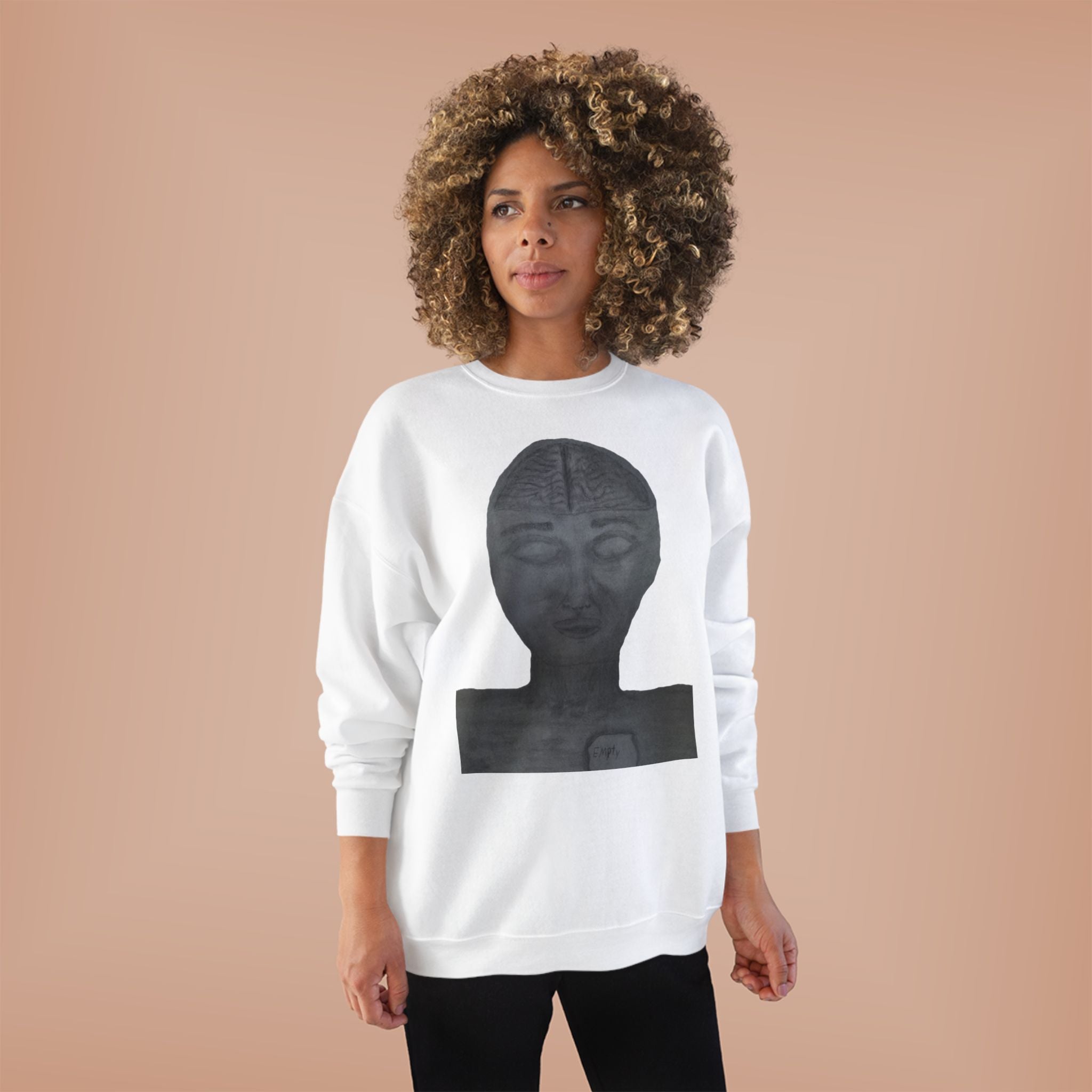 Unisex Eco-Friendly Crewneck Sweatshirt with Artistic Monochrome Design, Cozy Fashion, Gift for Art Lovers, Sustainable Style, Perfect [...]