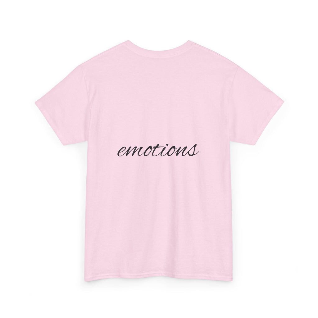 Emotional Connections Unisex Heavy Cotton Tee, Expressive T-Shirt, Casual Layering Top, Gift for Friends, Everyday Wear