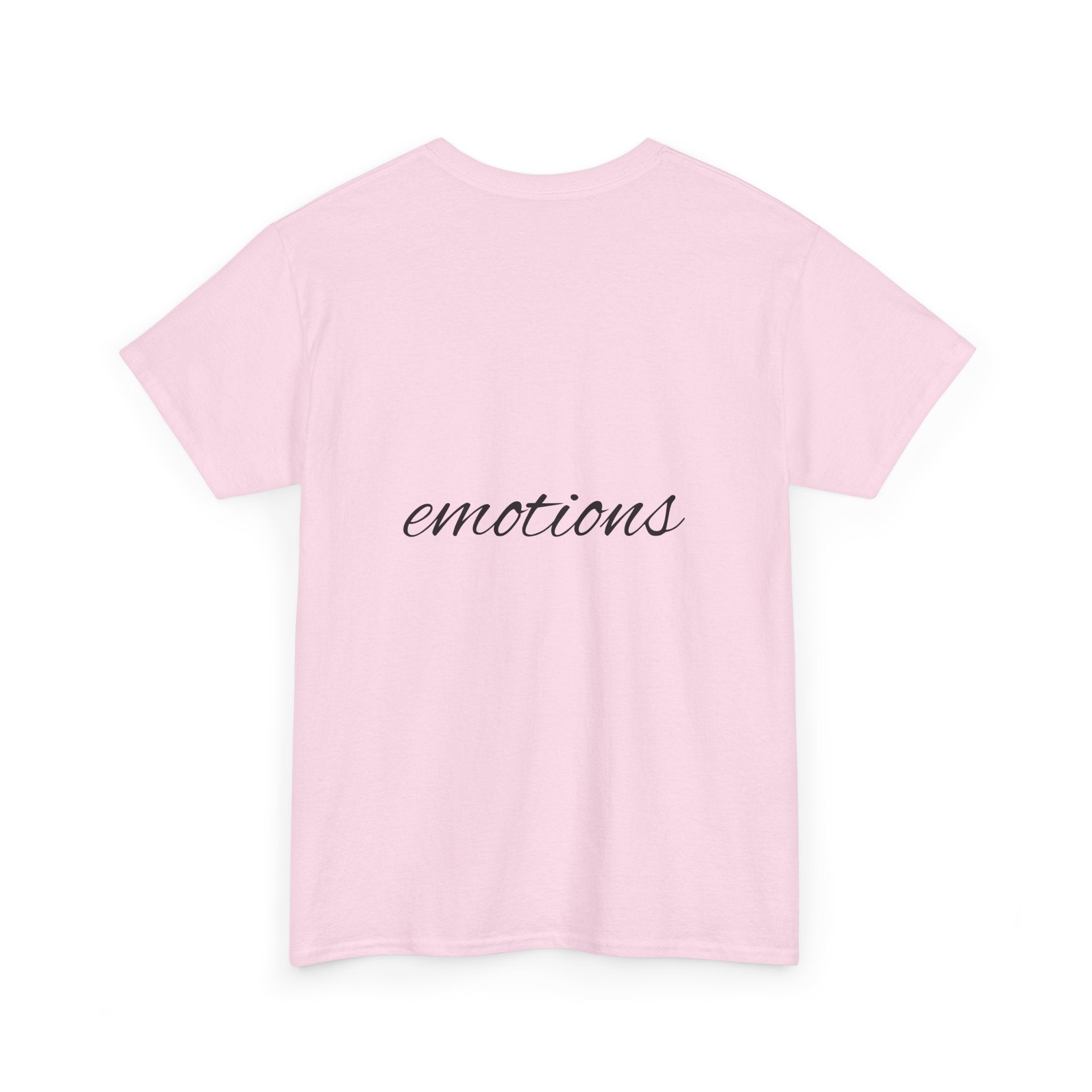 Emotional Connections Unisex Heavy Cotton Tee, Expressive T-Shirt, Casual Layering Top, Gift for Friends, Everyday Wear
