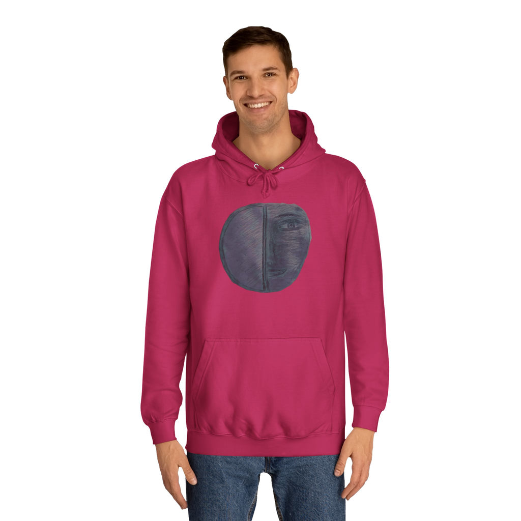 Abstract Art Unisex College Hoodie, Cozy Streetwear, College Gear, Gift for Students, Unique Stylish Hoodie
