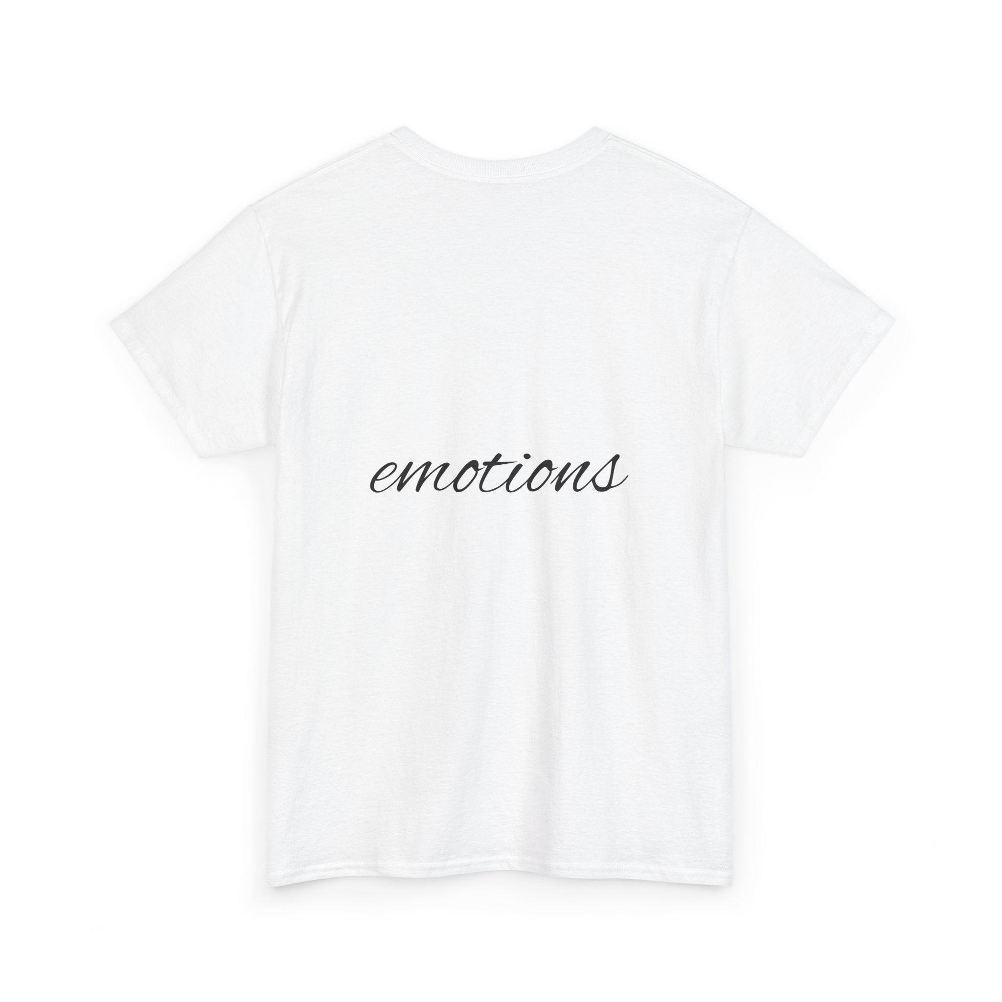 Emotional Connections Unisex Heavy Cotton Tee, Expressive T-Shirt, Casual Layering Top, Gift for Friends, Everyday Wear