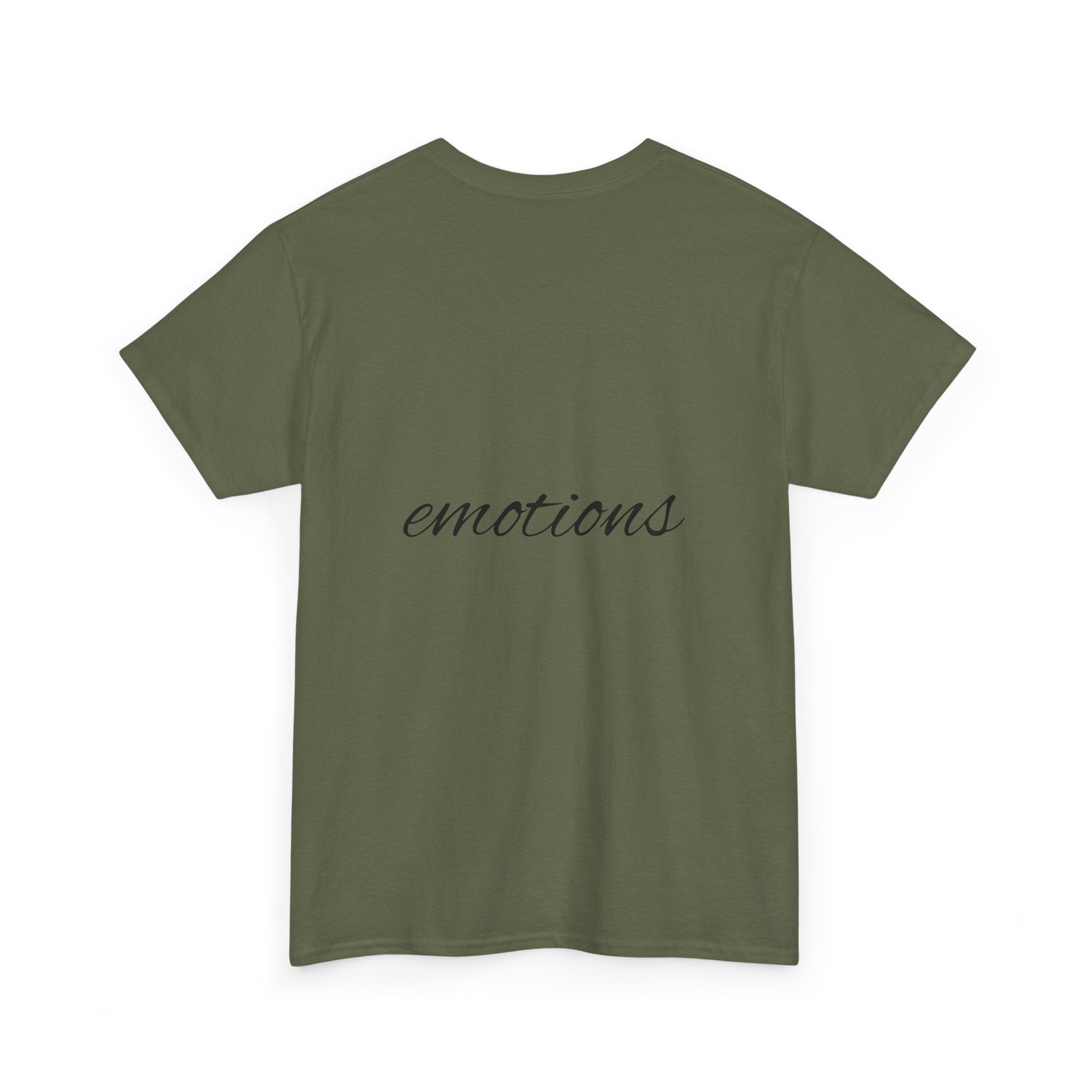 Emotional Connections Unisex Heavy Cotton Tee, Expressive T-Shirt, Casual Layering Top, Gift for Friends, Everyday Wear