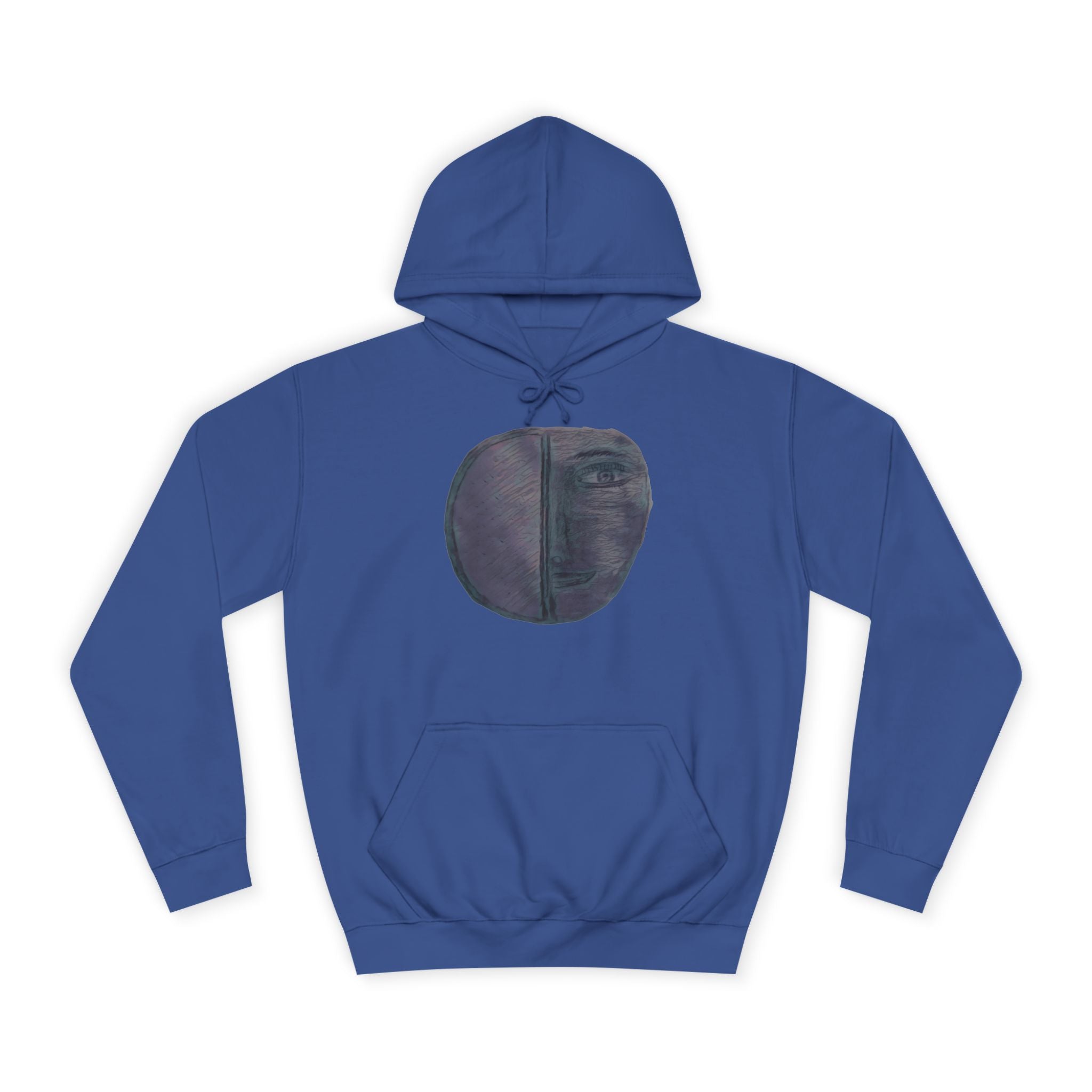 Abstract Art Unisex College Hoodie, Cozy Streetwear, College Gear, Gift for Students, Unique Stylish Hoodie