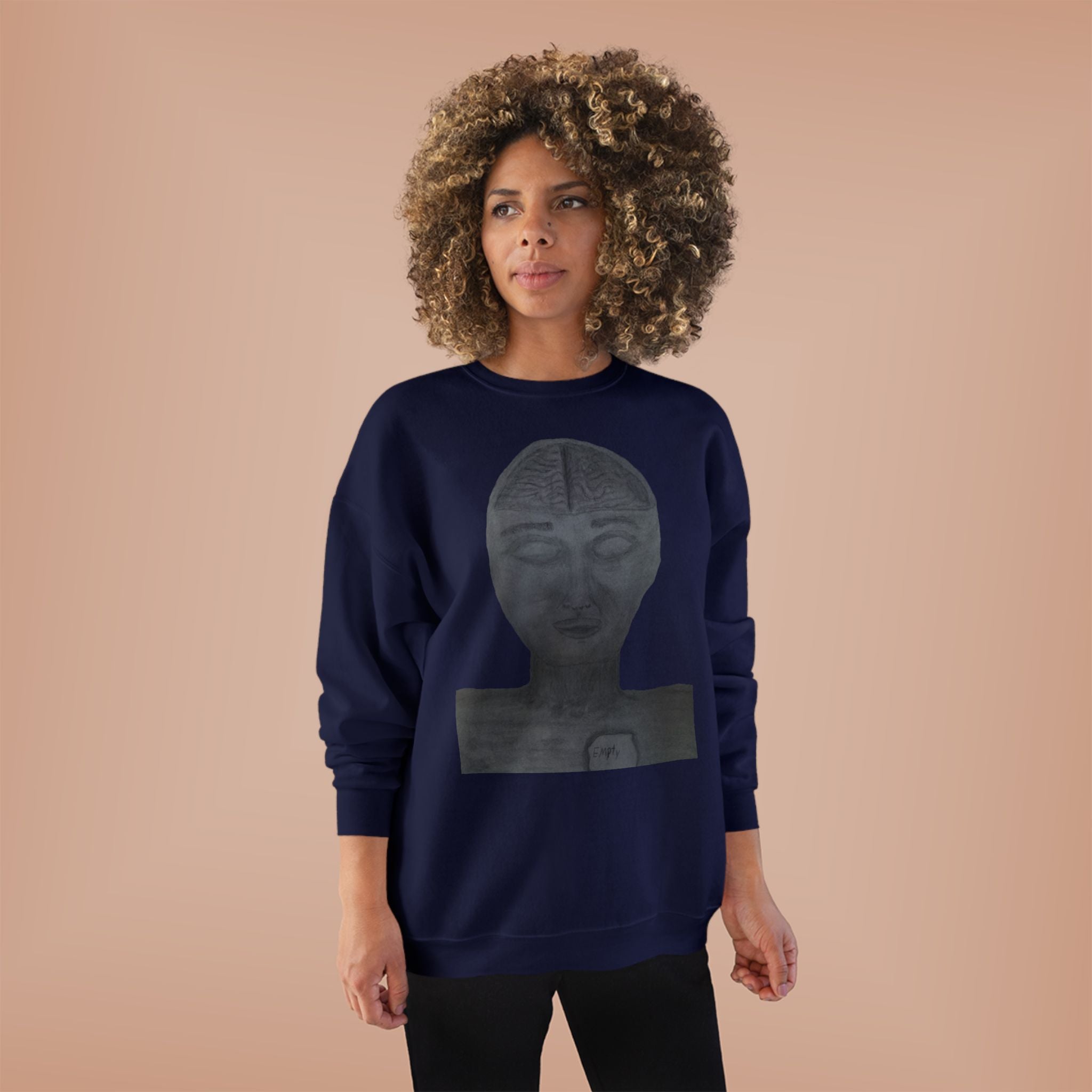 Unisex Eco-Friendly Crewneck Sweatshirt with Artistic Monochrome Design, Cozy Fashion, Gift for Art Lovers, Sustainable Style, Perfect [...]