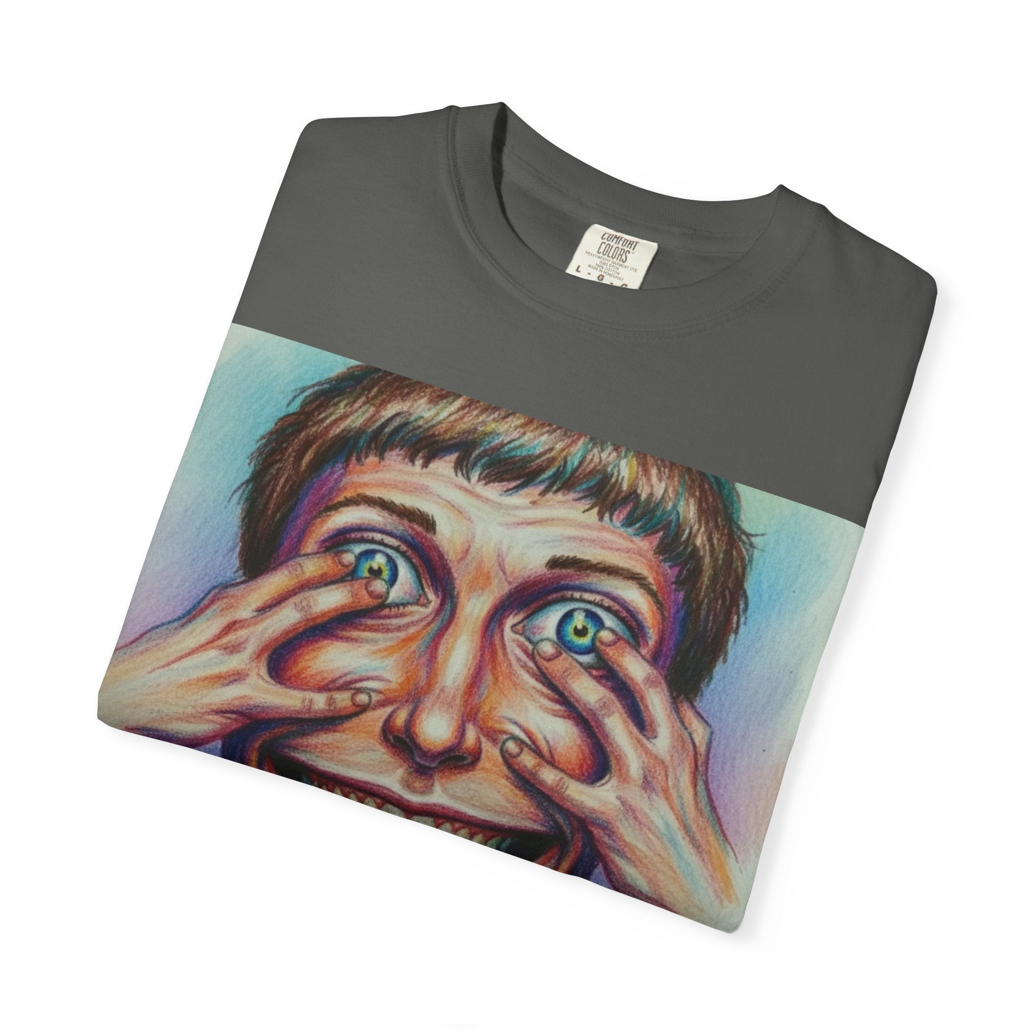 I push my fingers into my eyes T-shirt