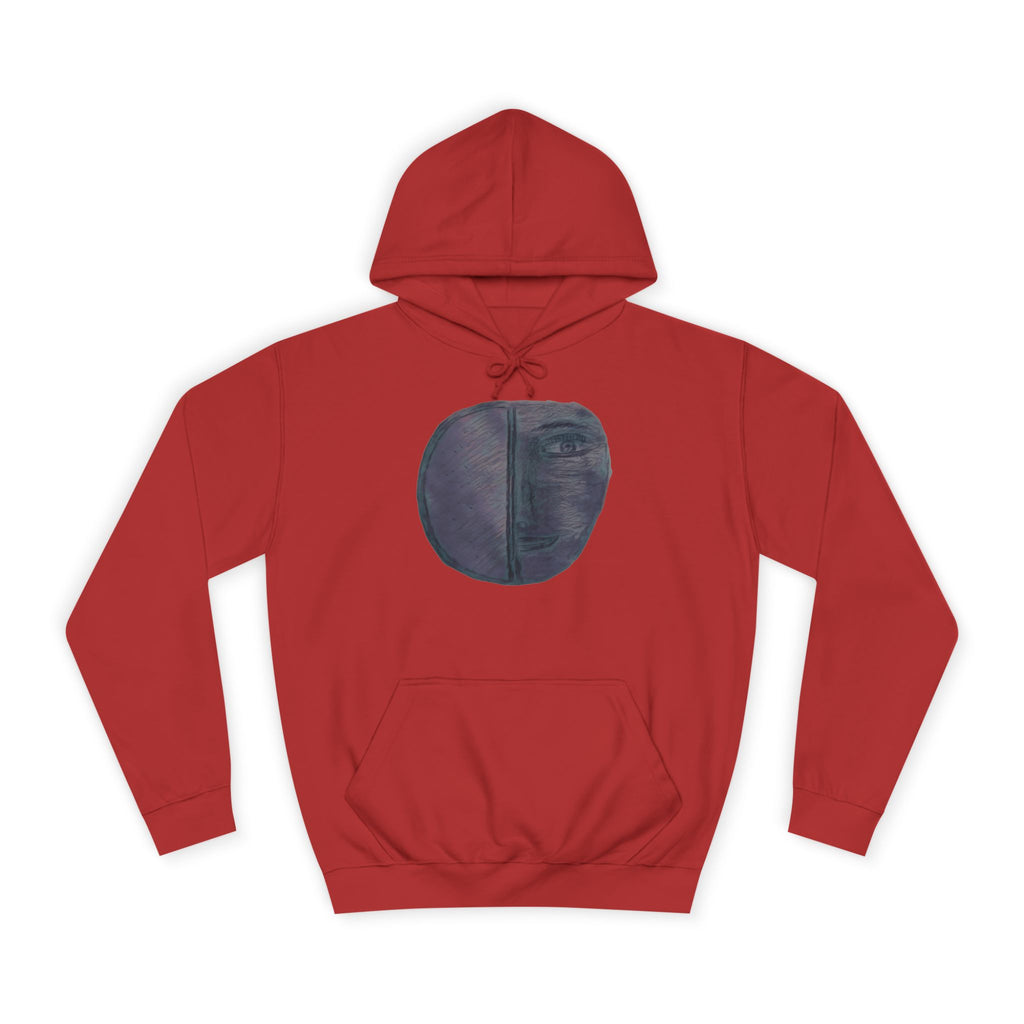 Abstract Art Unisex College Hoodie, Cozy Streetwear, College Gear, Gift for Students, Unique Stylish Hoodie