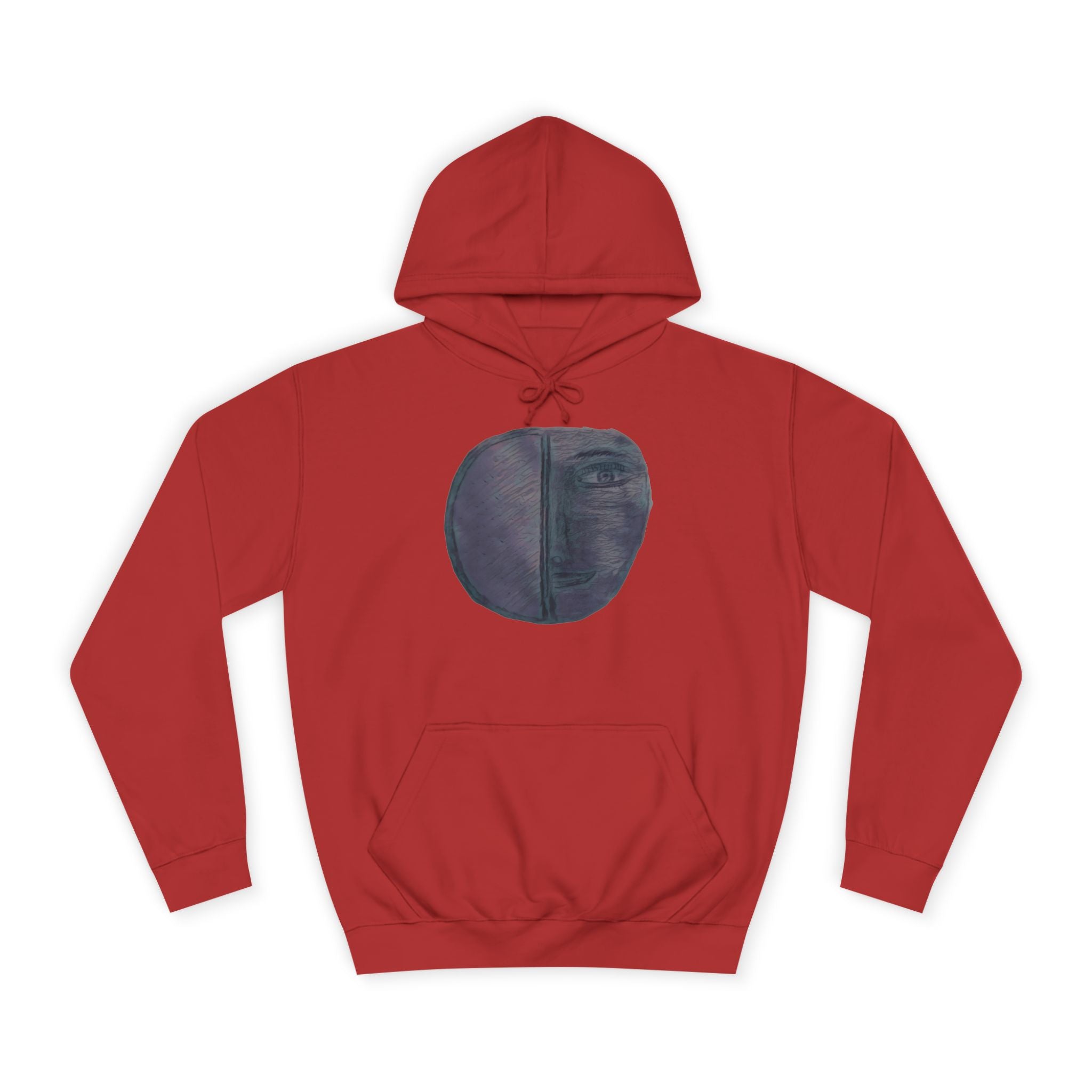 Abstract Art Unisex College Hoodie, Cozy Streetwear, College Gear, Gift for Students, Unique Stylish Hoodie