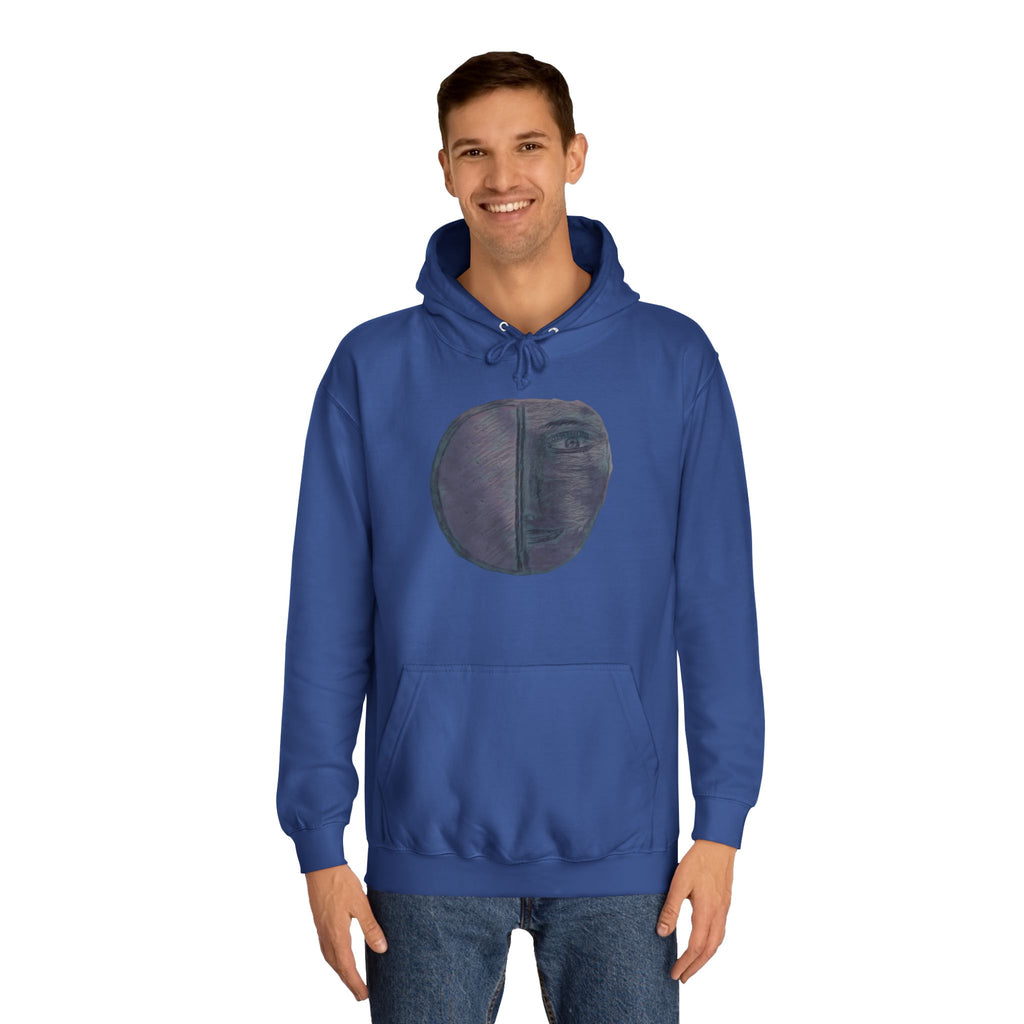 Abstract Art Unisex College Hoodie, Cozy Streetwear, College Gear, Gift for Students, Unique Stylish Hoodie