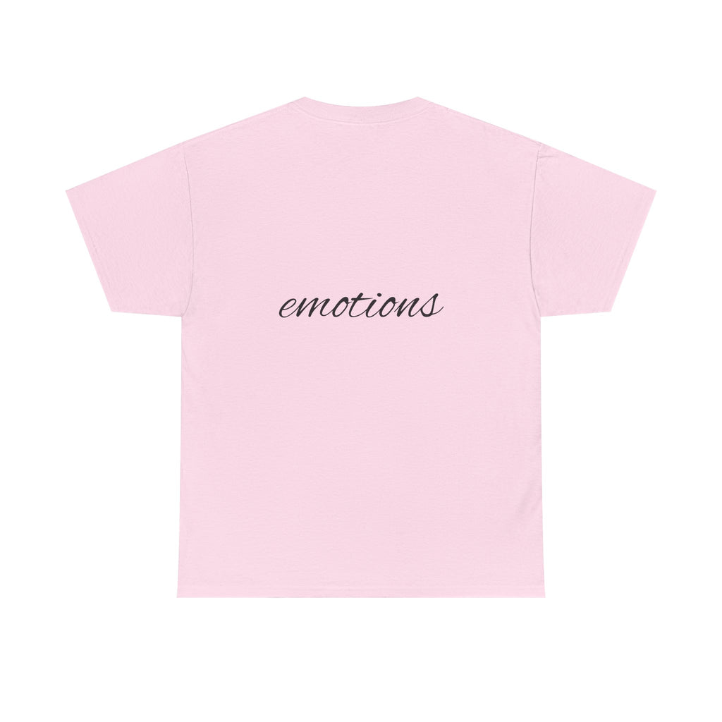 Emotional Connections Unisex Heavy Cotton Tee, Expressive T-Shirt, Casual Layering Top, Gift for Friends, Everyday Wear