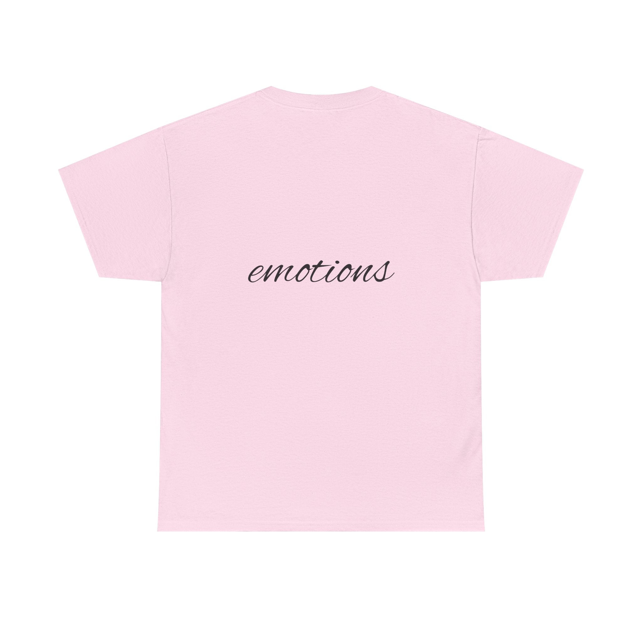 Emotional Connections Unisex Heavy Cotton Tee, Expressive T-Shirt, Casual Layering Top, Gift for Friends, Everyday Wear