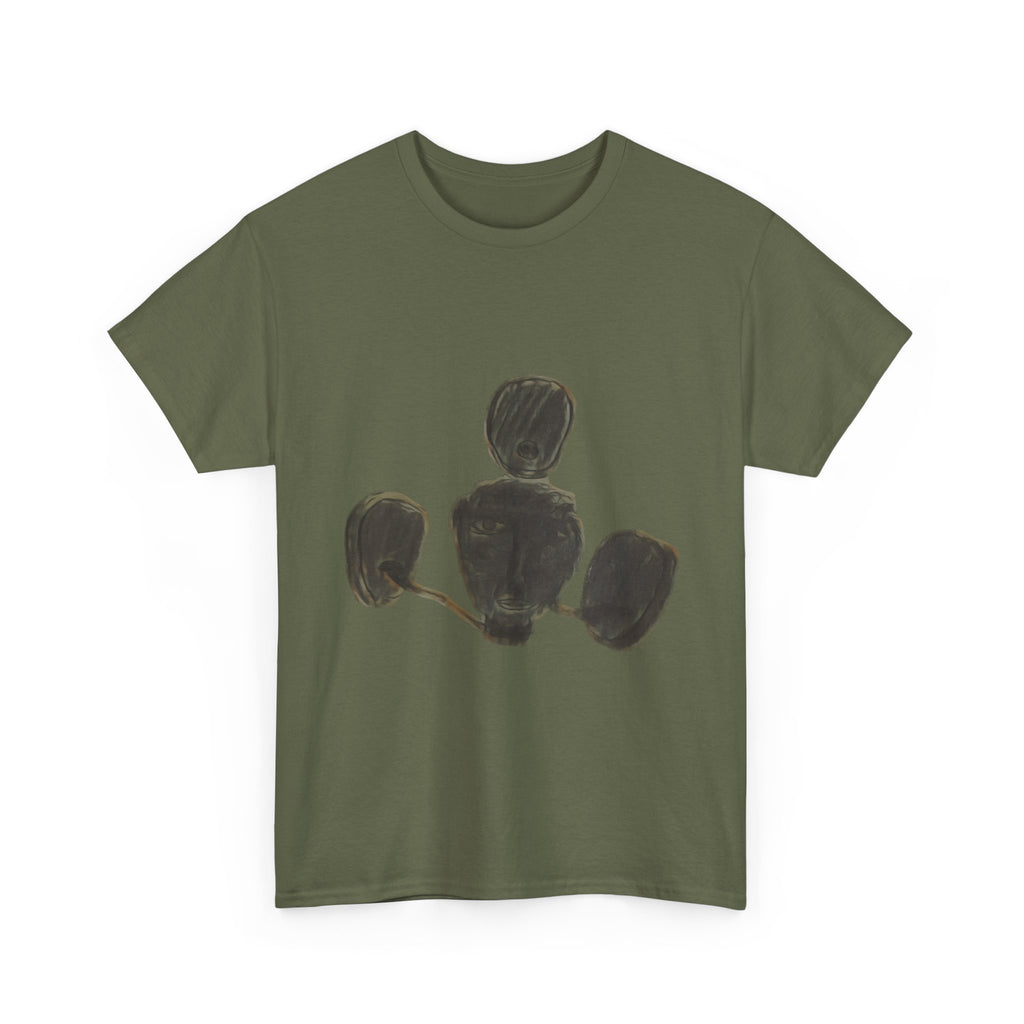 Emotional Connections Unisex Heavy Cotton Tee, Expressive T-Shirt, Casual Layering Top, Gift for Friends, Everyday Wear