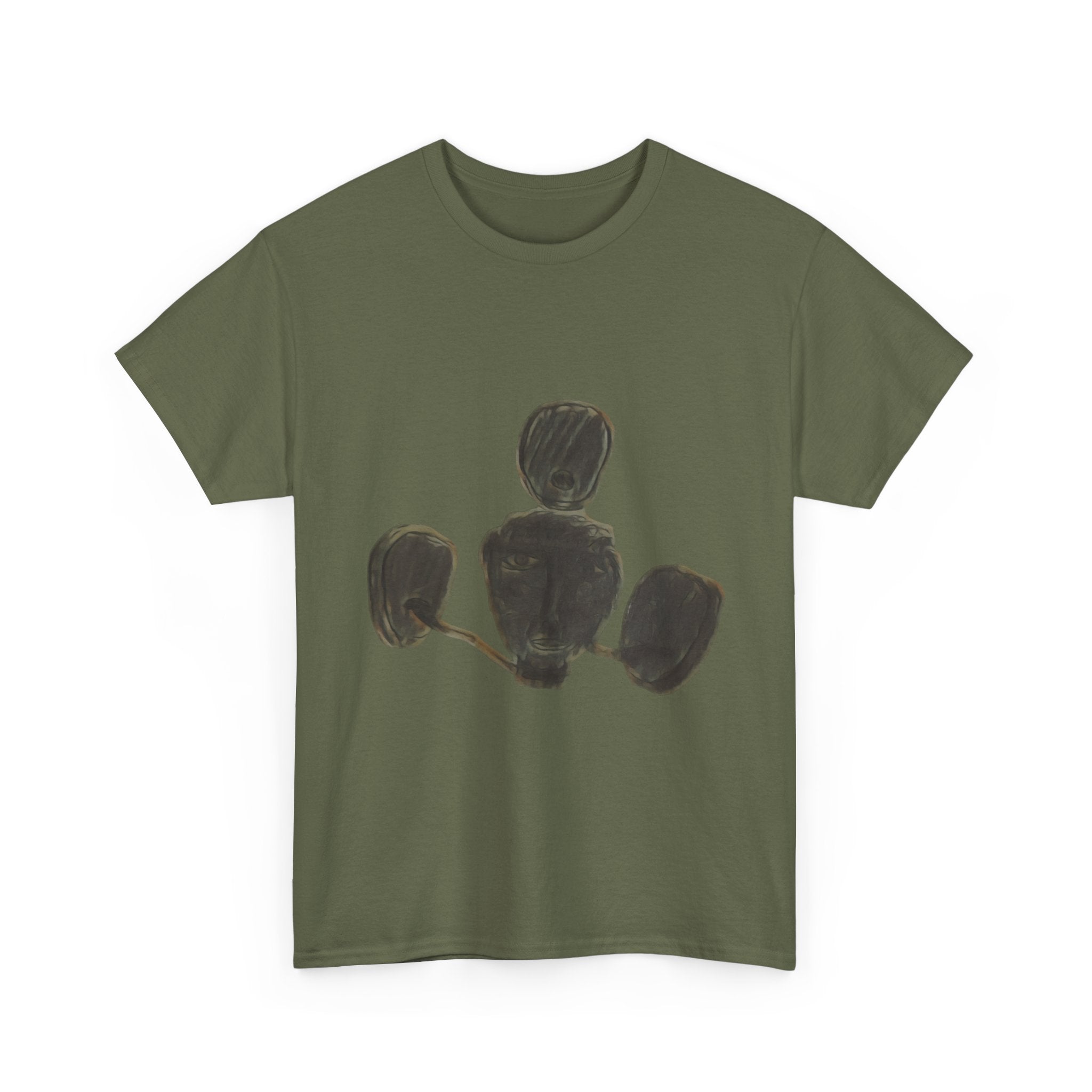Emotional Connections Unisex Heavy Cotton Tee, Expressive T-Shirt, Casual Layering Top, Gift for Friends, Everyday Wear