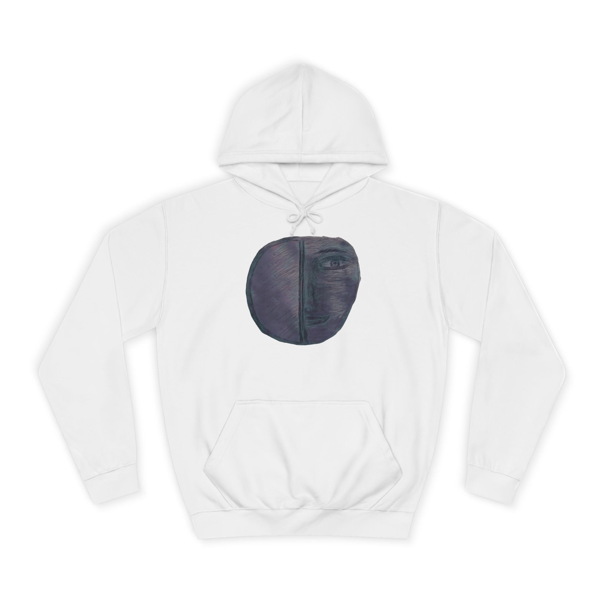 Abstract Art Unisex College Hoodie, Cozy Streetwear, College Gear, Gift for Students, Unique Stylish Hoodie
