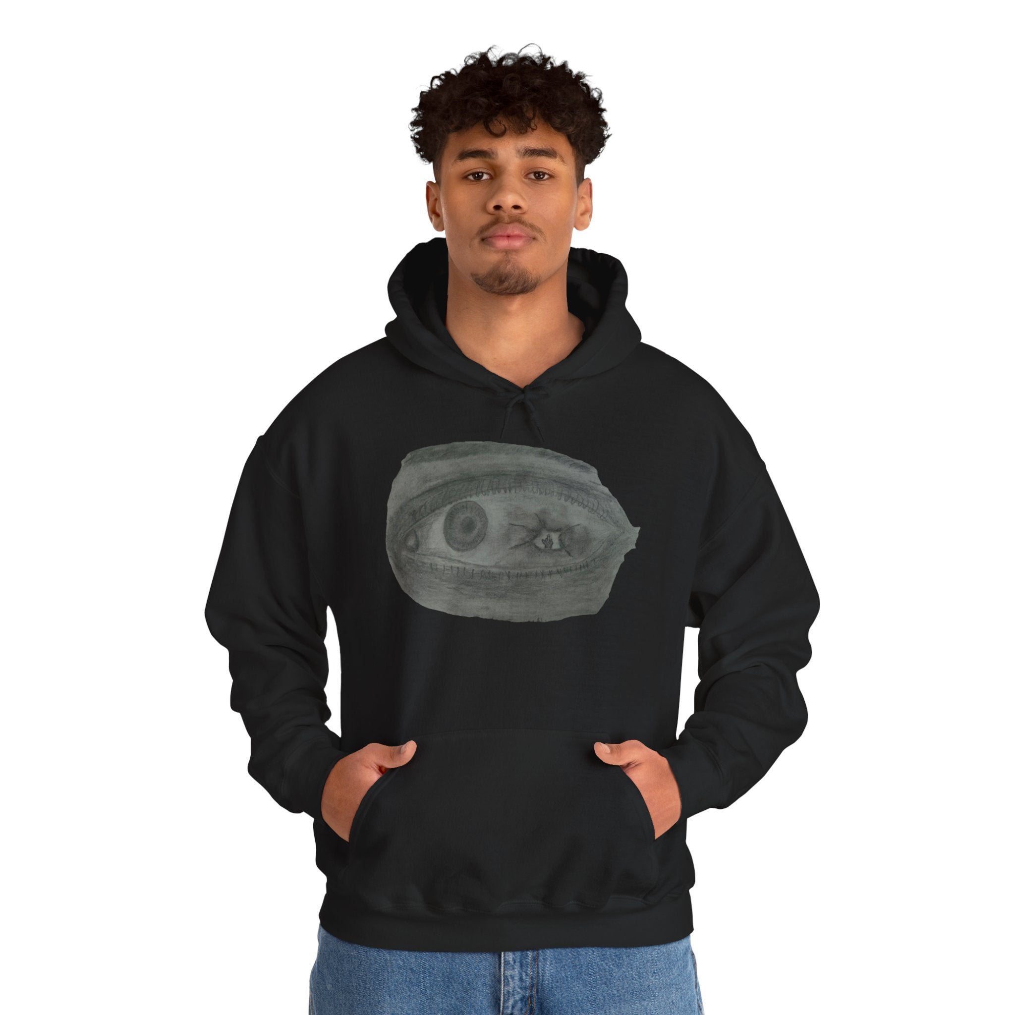 Visionary Eye Hooded Sweatshirt | Cozy Unisex Hoodie for Artists, Creative Souls, Gift for Birthdays, Unique Fashion, Casual Wear