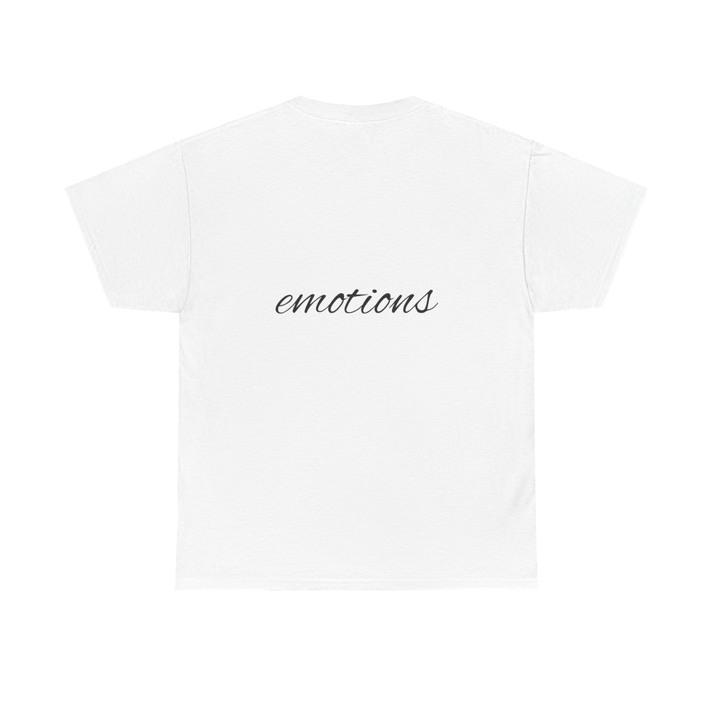 Emotional Connections Unisex Heavy Cotton Tee, Expressive T-Shirt, Casual Layering Top, Gift for Friends, Everyday Wear