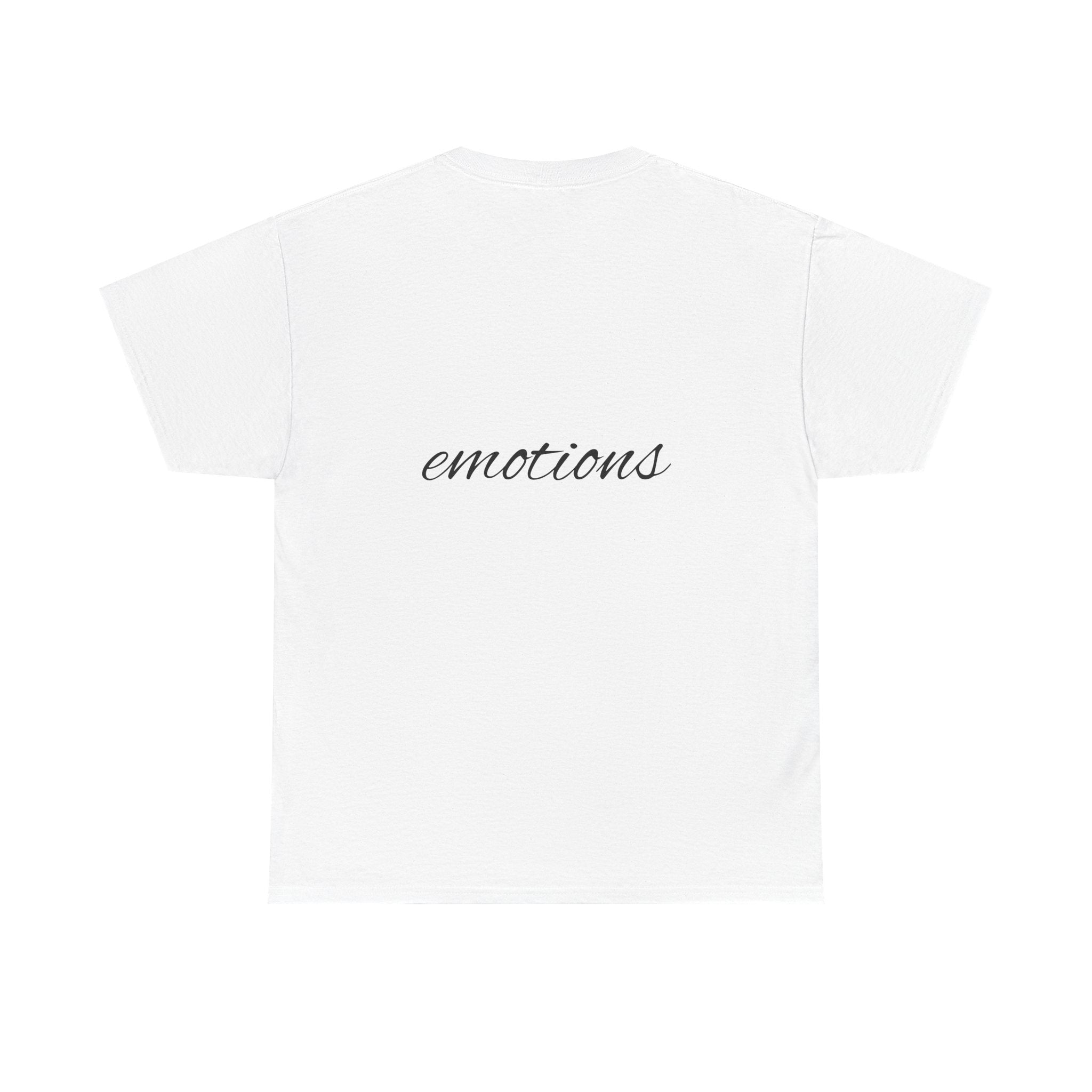 Emotional Connections Unisex Heavy Cotton Tee, Expressive T-Shirt, Casual Layering Top, Gift for Friends, Everyday Wear