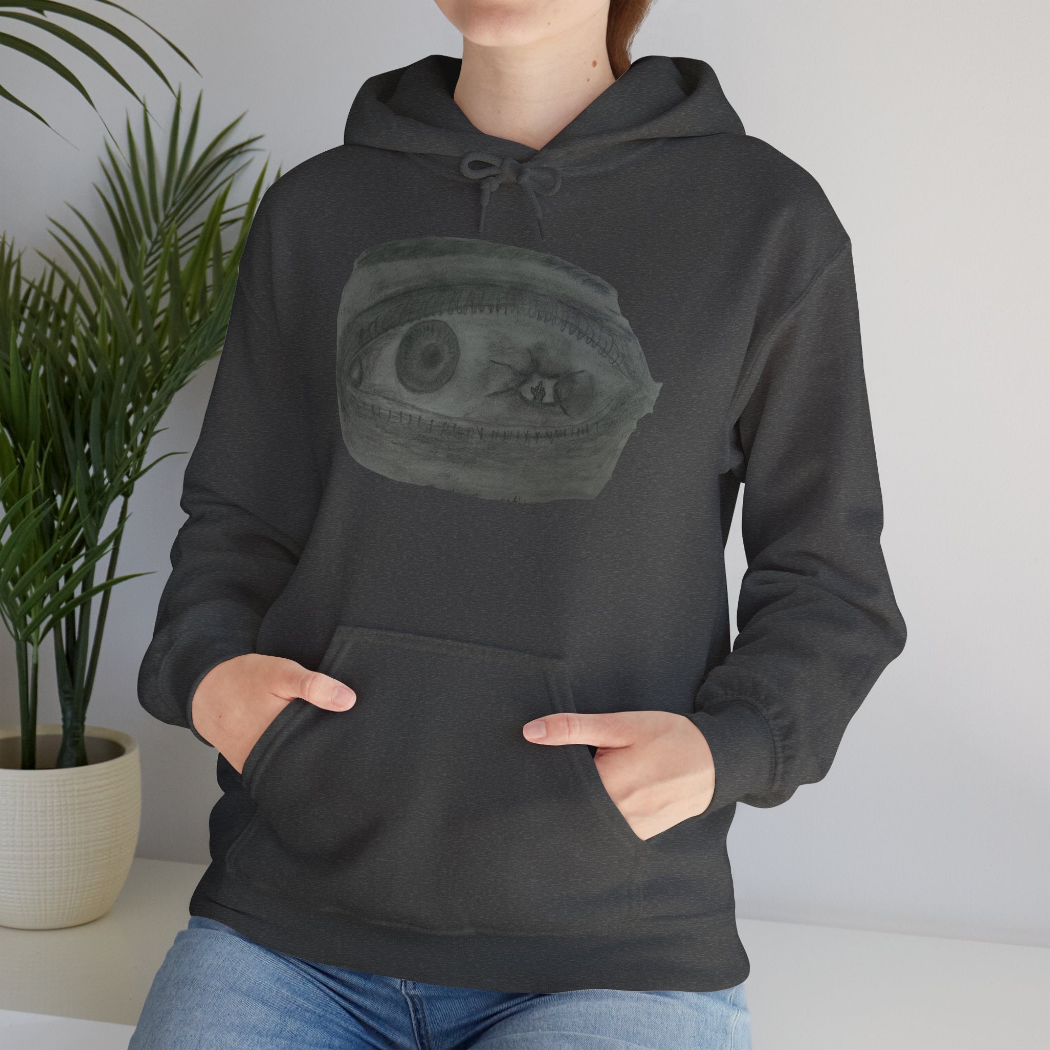 Visionary Eye Hooded Sweatshirt | Cozy Unisex Hoodie for Artists, Creative Souls, Gift for Birthdays, Unique Fashion, Casual Wear