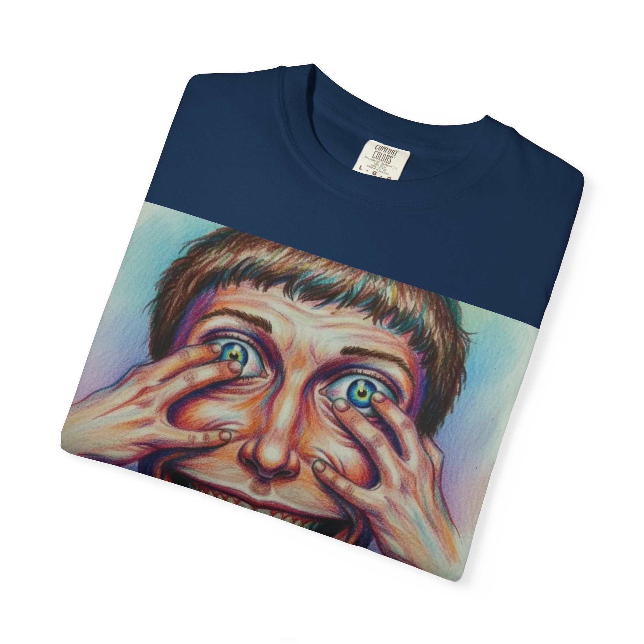 I push my fingers into my eyes T-shirt