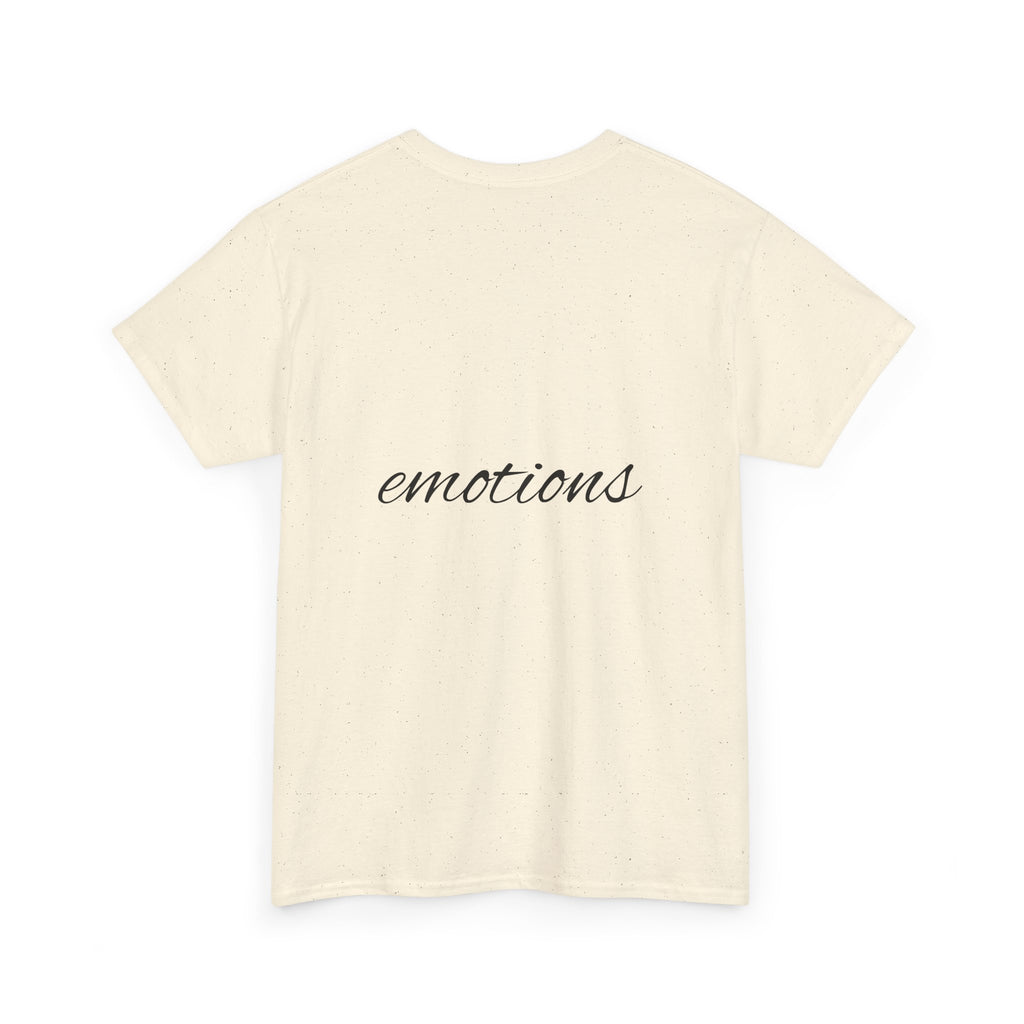 Emotional Connections Unisex Heavy Cotton Tee, Expressive T-Shirt, Casual Layering Top, Gift for Friends, Everyday Wear