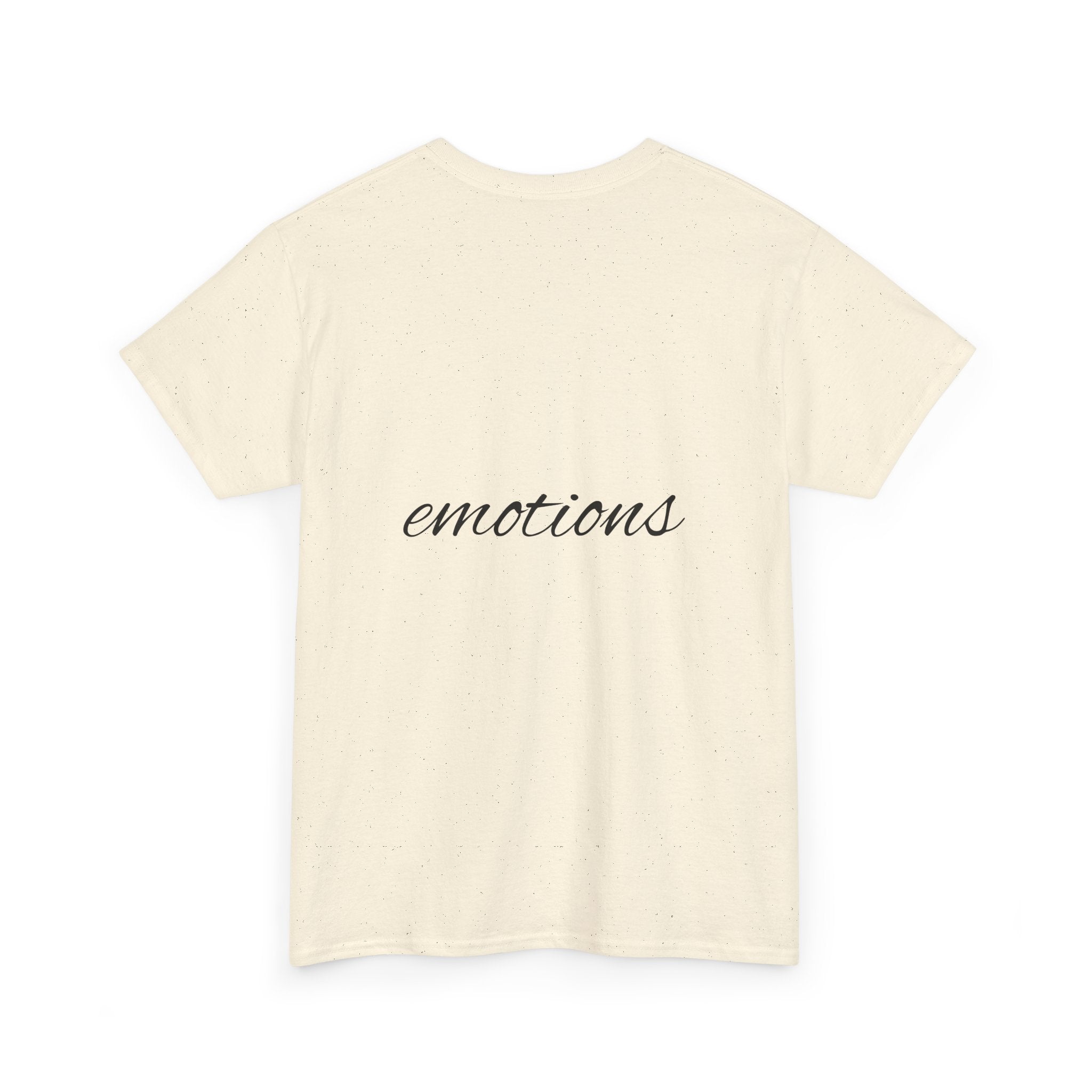 Emotional Connections Unisex Heavy Cotton Tee, Expressive T-Shirt, Casual Layering Top, Gift for Friends, Everyday Wear